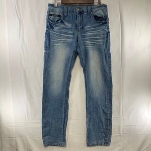 Howitzer Patriot Tactical Jeans Mens 33x34 Light Blue We The People Stretch